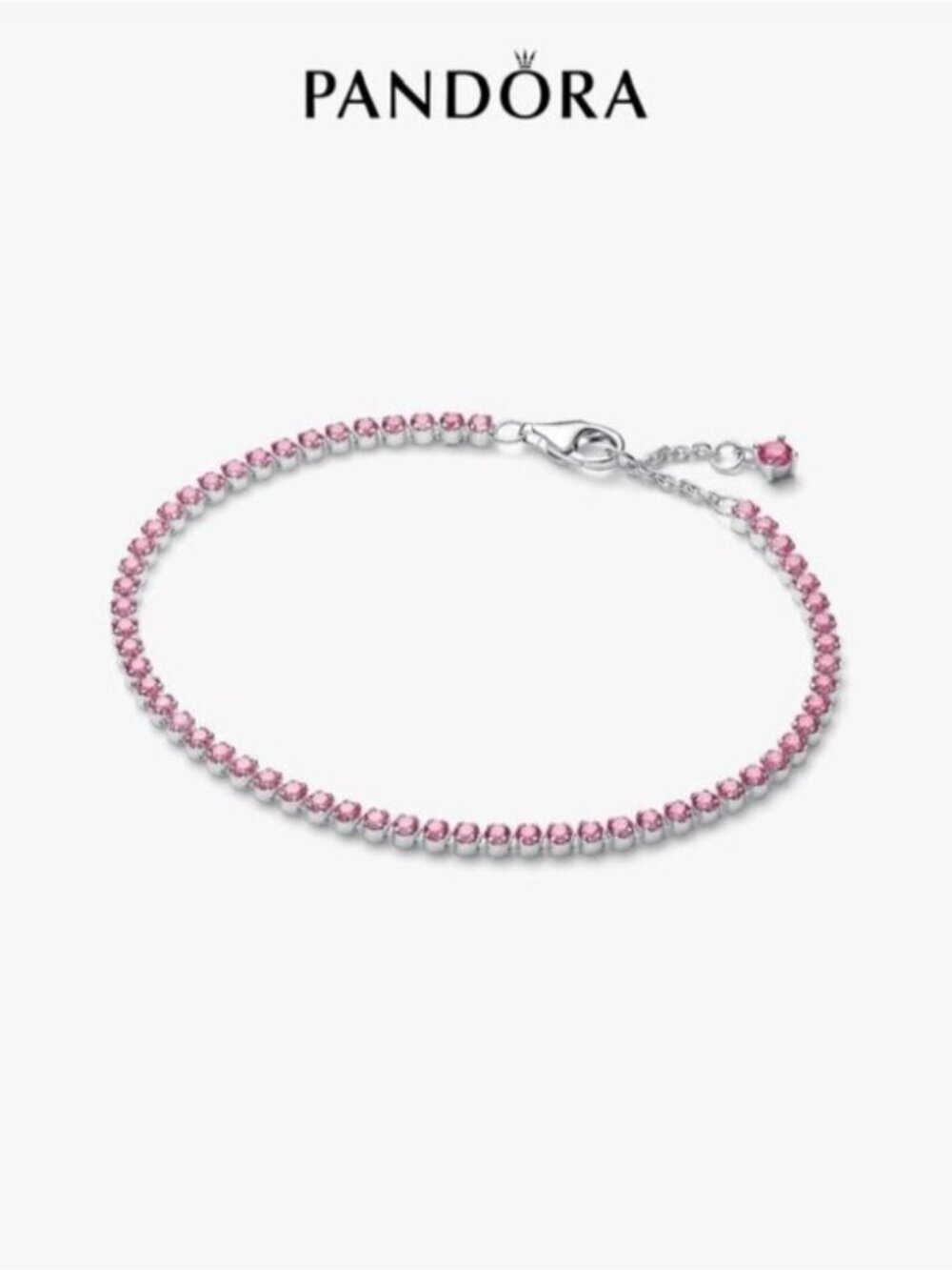 Pandora Pink Small Tennis Bracelet